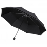 Зонт складной Floyd с кольцом, черный, фото 1
