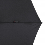 Зонт складной Floyd с кольцом, черный, фото 3