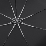 Зонт складной Floyd с кольцом, черный, фото 4