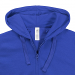 Толстовка женская Hooded Full Zip ярко-синяя, фото 3