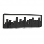Вешалка настенная Skyline, черная, фото 1