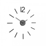 Часы настенные Melancholia Clock, черные - купить оптом