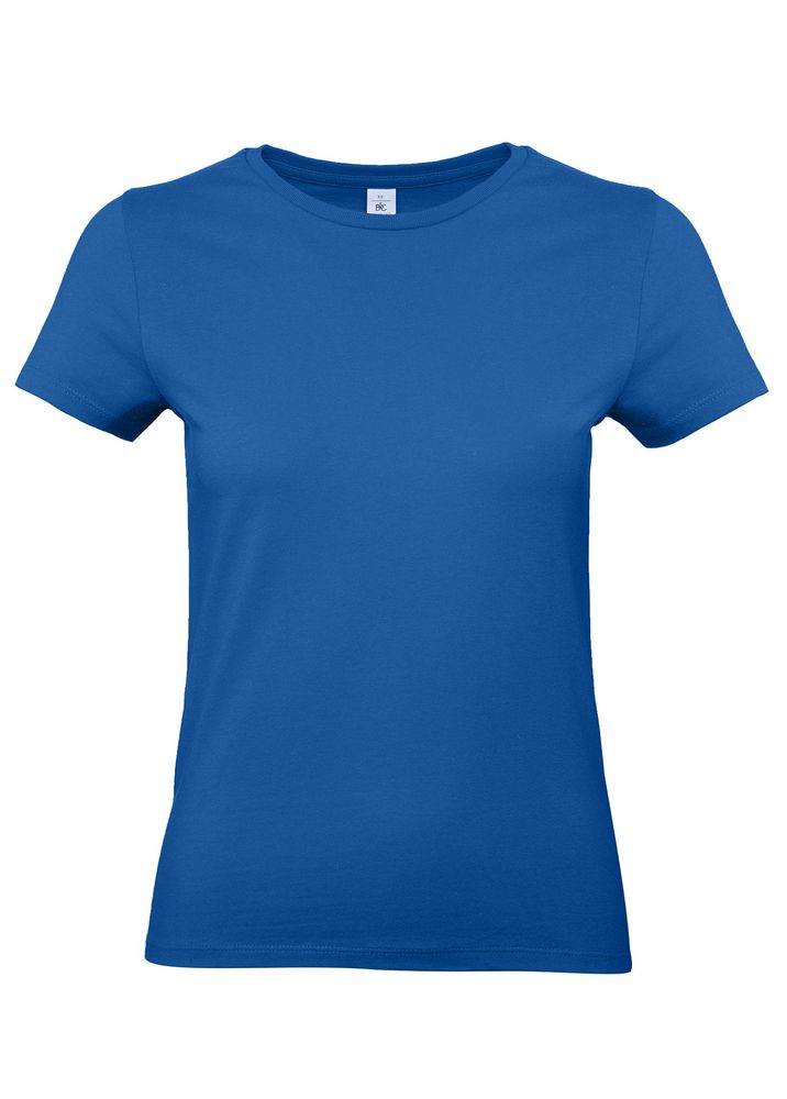 Футболка женская E190 ярко-синяя - купить оптом