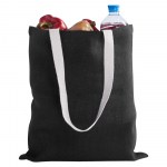 Холщовая сумка на плечо Juhu, черная, фото 3