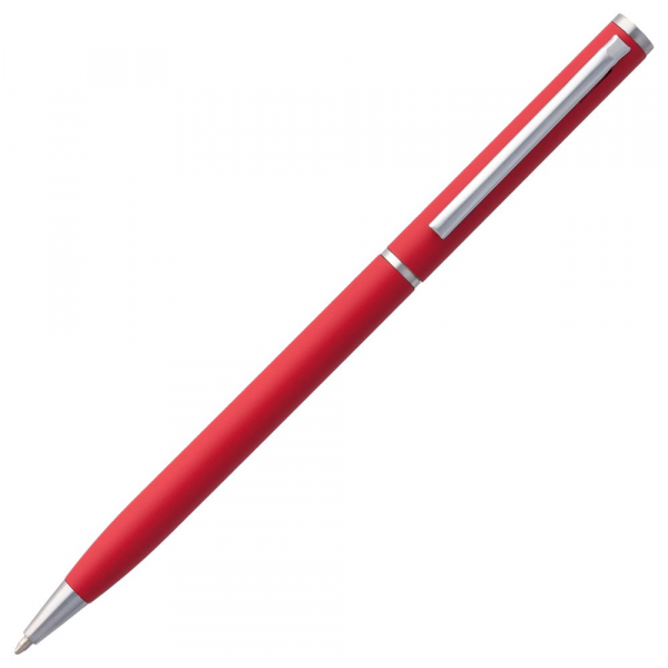 Ручка шариковая Hotel Chrome, ver.2, матовая красная - купить оптом