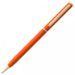 Ручка шариковая Hotel Gold, ver.2, матовая оранжевая, фото 1