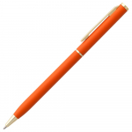 Ручка шариковая Hotel Gold, ver.2, матовая оранжевая, фото 2
