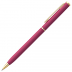 Ручка шариковая Hotel Gold, ver.2, матовая розовая, фото 2