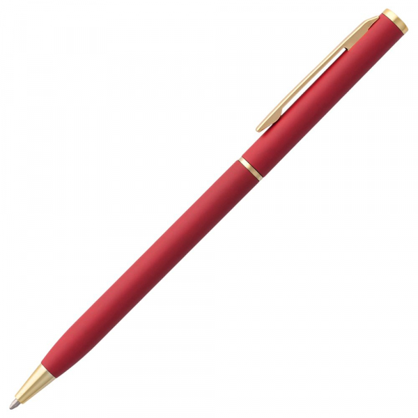 Ручка шариковая Hotel Gold, ver.2, матовая красная - купить оптом