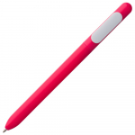 Ручка шариковая Slider, розовая с белым, фото 1