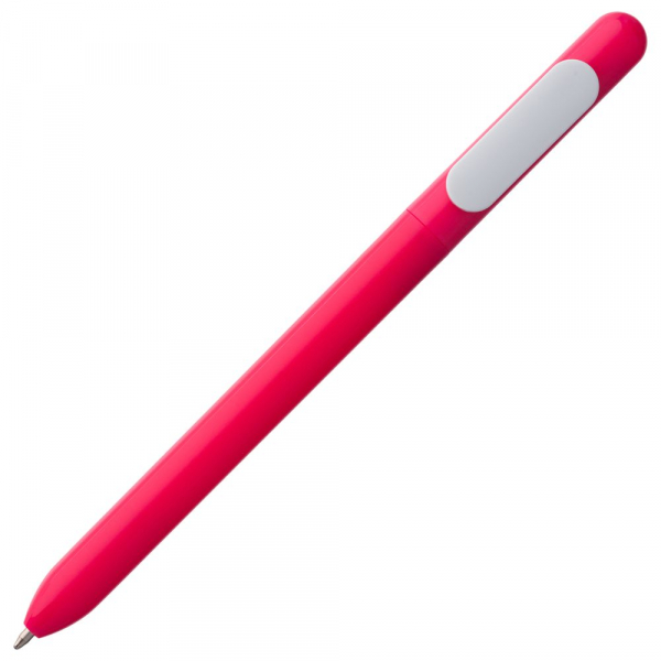 Ручка шариковая Slider, розовая с белым - купить оптом