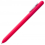Ручка шариковая Slider, розовая с белым, фото 2