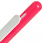Ручка шариковая Slider, розовая с белым, фото 3