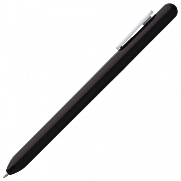 Ручка шариковая Slider, черная с белым - купить оптом