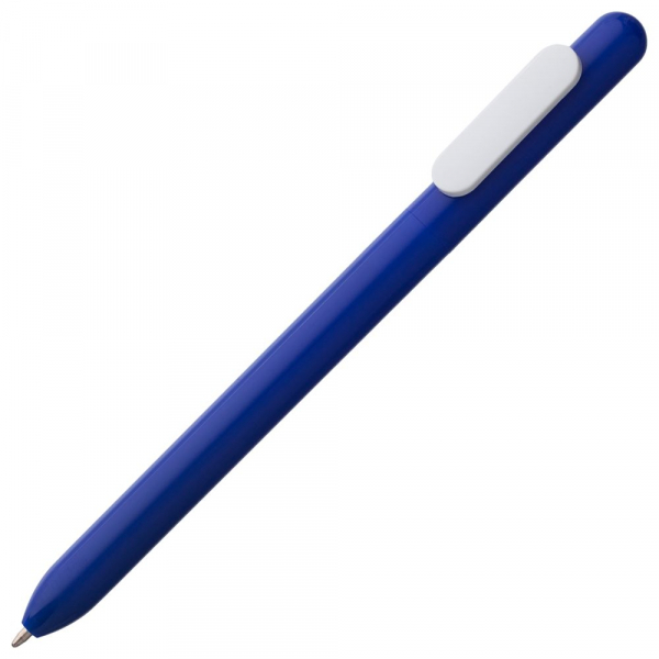 Ручка шариковая Slider, синяя с белым - купить оптом