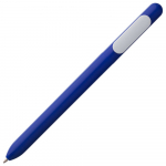 Ручка шариковая Slider, синяя с белым, фото 1