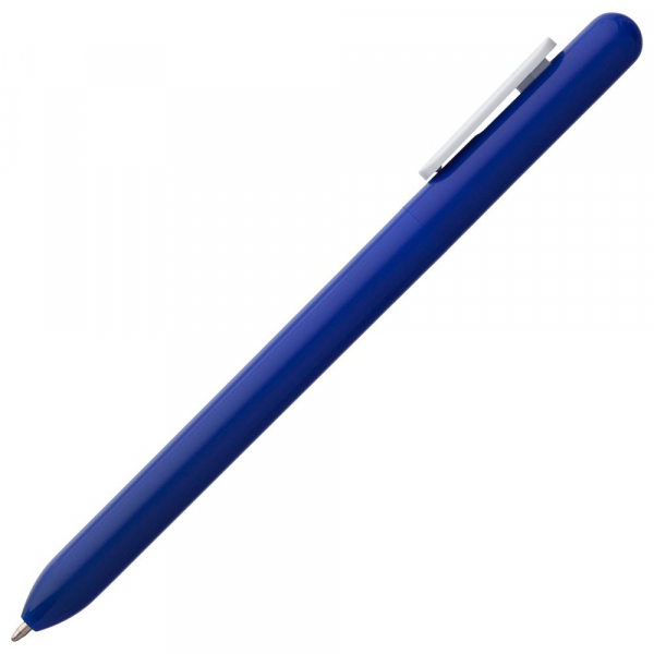 Ручка шариковая Slider, синяя с белым - купить оптом