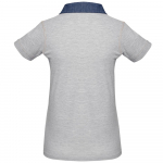 Рубашка поло женская DNM Forward серый меланж, фото 1