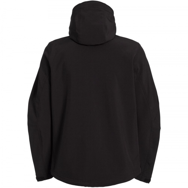 Куртка мужская Hooded Softshell черная - купить оптом