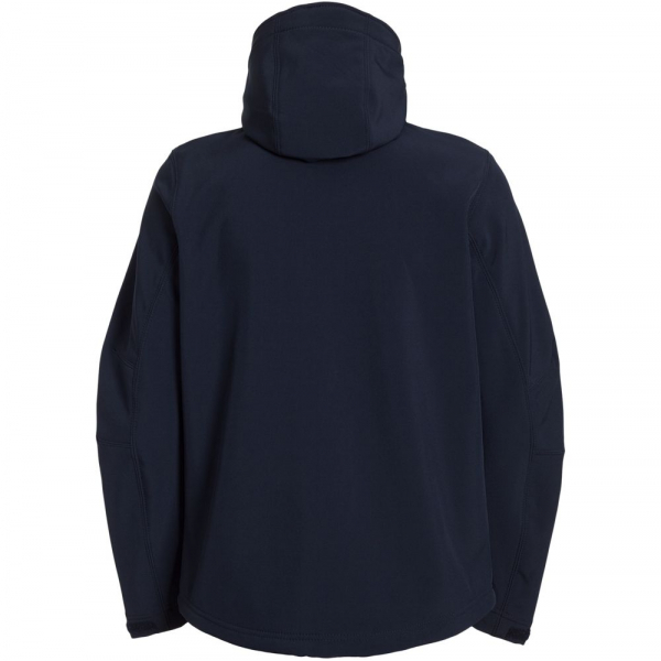 Куртка мужская Hooded Softshell темно-синяя - купить оптом
