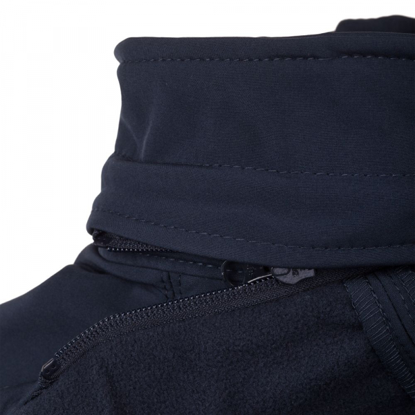 Куртка мужская Hooded Softshell темно-синяя - купить оптом