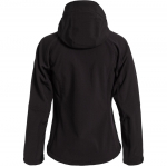 Куртка женская Hooded Softshell черная, фото 2