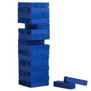 Игра «Деревянная башня мини», синяя - купить оптом