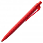Ручка шариковая Prodir QS01 PRT-T Soft Touch, красная, фото 3