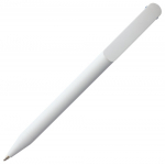 Ручка шариковая Prodir DS3 TMM-X, белая с темно-синим, фото 4
