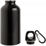 Бутылка для спорта Re-Source, черная, фото 1
