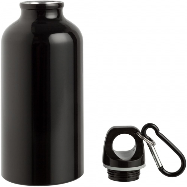 Бутылка для спорта Re-Source, черная - купить оптом