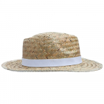 Шляпа Daydream, бежевая с белой лентой, фото 2