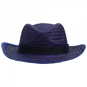 Шляпа Daydream, синяя с черной лентой - купить оптом