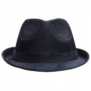 Шляпа Gentleman, черная с черной лентой - купить оптом