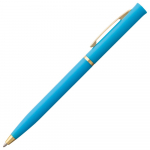 Ручка шариковая Euro Gold, голубая, фото 1