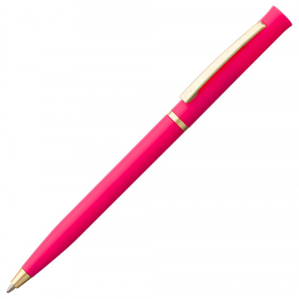 Ручка шариковая Euro Gold, розовая - купить оптом