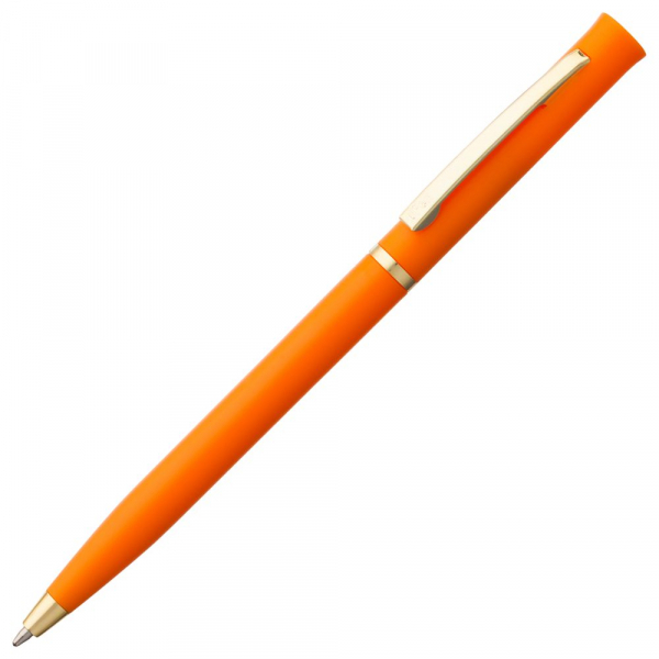 Ручка шариковая Euro Gold, оранжевая - купить оптом