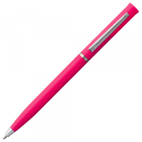 Ручка шариковая Euro Chrome, розовая - купить оптом