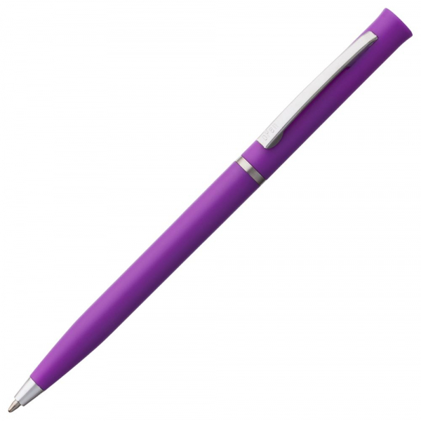 Ручка шариковая Euro Chrome,фиолетовая - купить оптом