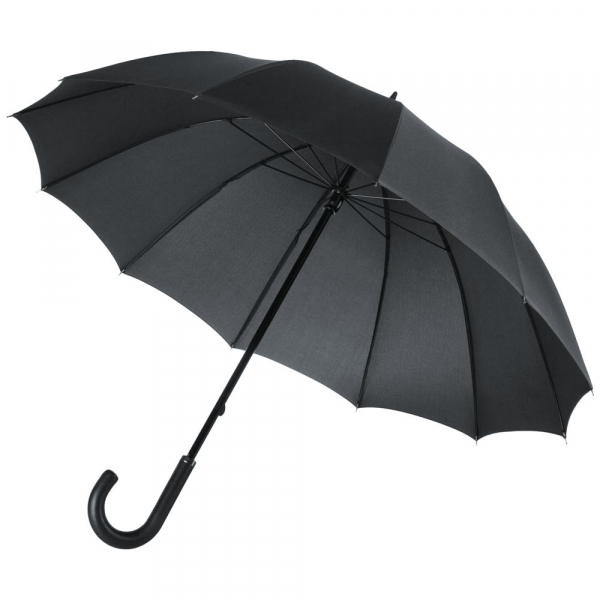 Зонт-трость Lui, черный - купить оптом