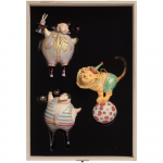 Набор из 6 елочных игрушек Circus Collection - купить оптом