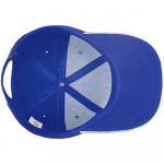 Бейсболка Bizbolka Canopy, ярко-синяя с белым кантом, фото 2