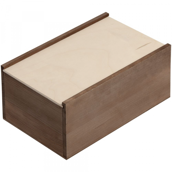 Деревянный ящик Boxy, малый, тонированный - купить оптом