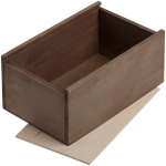 Деревянный ящик Boxy, малый, тонированный, фото 1