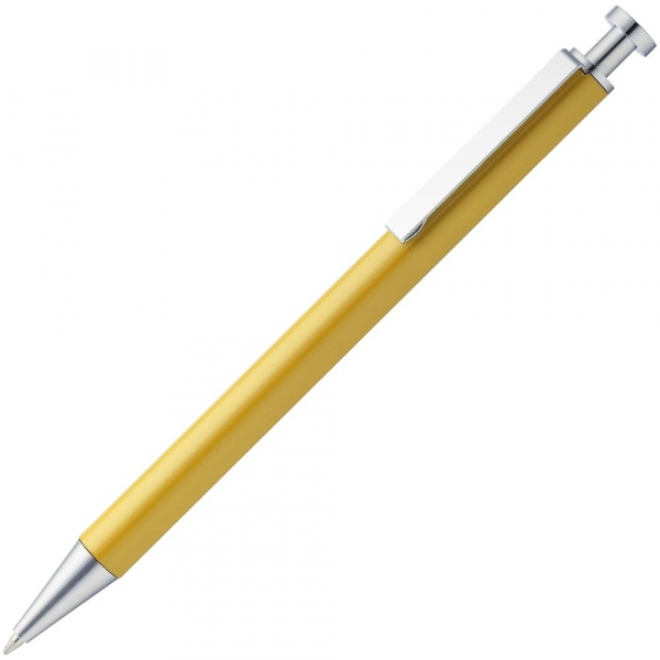 Ручка шариковая Attribute, желтая - купить оптом