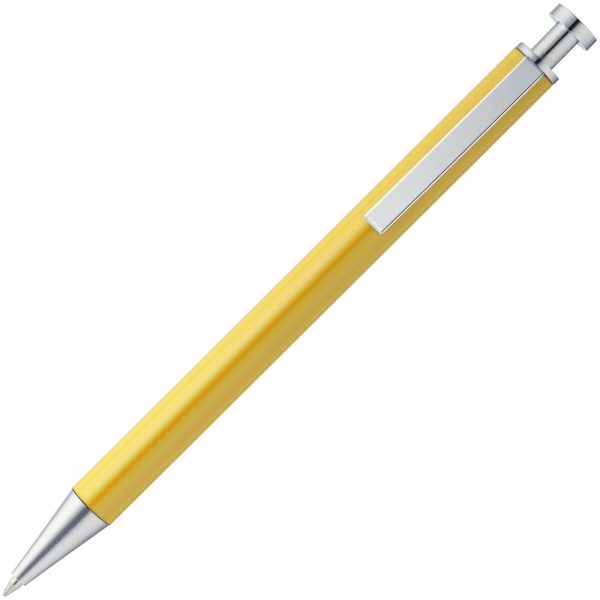 Ручка шариковая Attribute, желтая - купить оптом