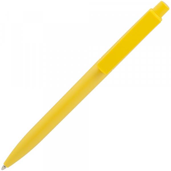 Ручка шариковая Crest, желтая - купить оптом