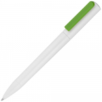 Ручка шариковая Split White Neon, белая с красным - купить оптом