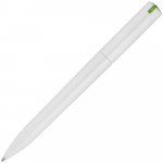 Ручка шариковая Split White Neon, белая с зеленым, фото 3