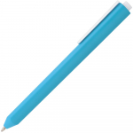 Ручка шариковая Corner, голубая с белым, фото 2